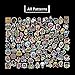 [Halloween Sticker] Skull Sticker Pack 100 pcs Gumindaris Cartoon Vinyl Cool Stickers for Mac Computer Car Motorcycle Bicycle Luggage Decal Graffiti Patches Skateboard PC Laptop Stickers - Waterproof