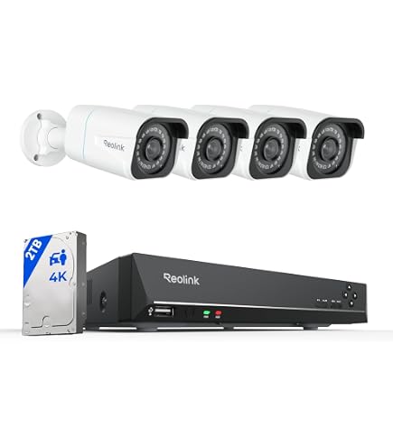Amazon.com : REOLINK 4K PoE NVR 8 Channel Pre-Installed 2TB HDD