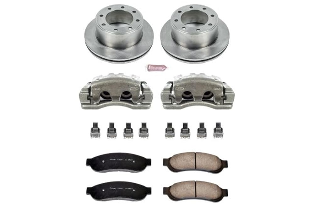 3. Power Stop KCOE1799 Autospecialty 1-Click OE Replacement Brake Kit with Calipers