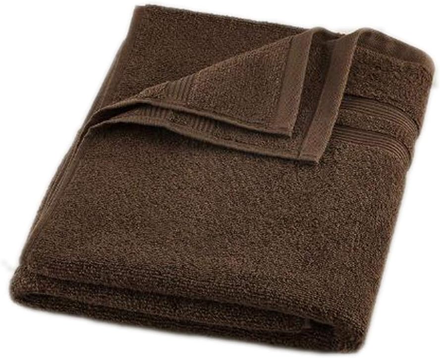 DIVINE OVERSEAS Premium Luxury Zero Twist Super Soft 100% Pure Cotton Big Men Size GSM 700 / (Pack of 1 30" x 60" Bath Towel, Chocolate Brown)