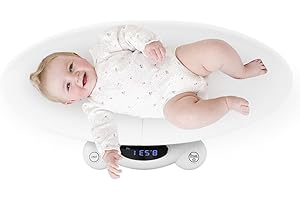 Digital Baby Scale, Baby Weight Scale Newborn Accurate Pet Scale with Removable Tray and Tare Function Up to 256 Pounds for P