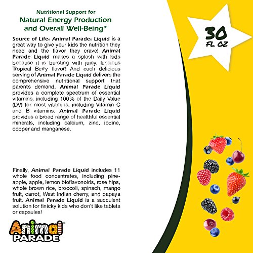 image for Nature's Plus Natures Plus Animal Parade Source of Life Childrens Liqu