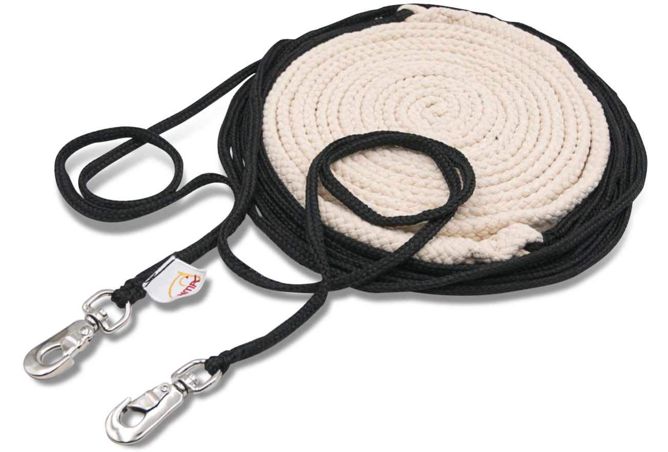 Amesbichler Double Lunge Line 16 M with 2 Carabiners + Polypropylene