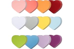 MIXTEACH 144 Pieces Heart Cutouts Paper Hearts 6 Inches Heart Shaped Cards Large Heart Shapes Paper Heart Shape Die cuts for Valentine’s Day Craft, Kid's Love and Peace School Craft Projects