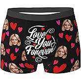 XIAYUEHUA Custom Boxers with Face Personalized Boxers for Men Boyfriend Father Husband