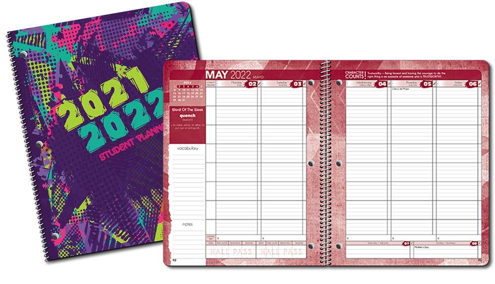 Buy Dated Middle High School Student Planner For Academic School Year 
