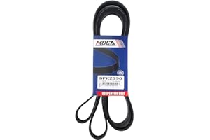 MOCA AUTOPARTS MOCA 6PK2590 EPDM Serpentine Belt fit 06-10 for Ford Mustang 4.6L & for Hyundai Sonata 2.4L & 06-10 for Kia Optima 2.4L & 94-96 for GMC C1500 6.5L