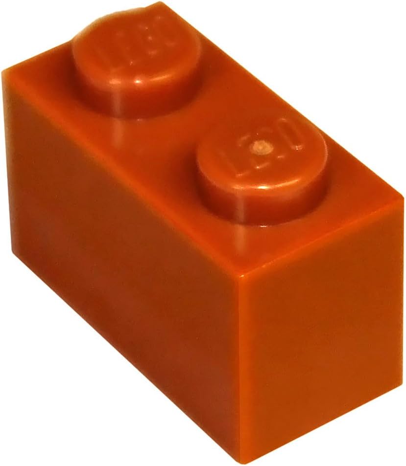 orange lego bricks