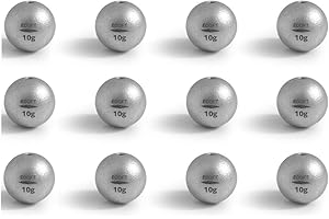 ECOFT Lead Free Fishing Weights Sinkers 10g-200g Coated Egg Sinkers Weights Oval Shape Assorted Sizes Bag and Fishing Weights Assortment Box Non-Lead Fishing Weights Saltwater Freshwater