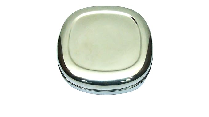 King Stainless Steel Food Storage Containers, 13cm, Silver