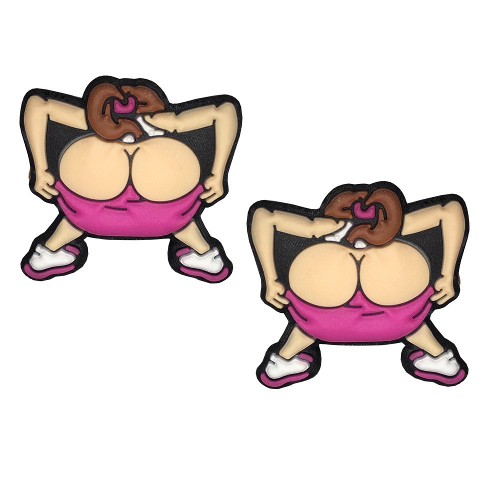 Tennis Expressions Mooning Player Tennis Vibration Dampener 2 Pack (Female)