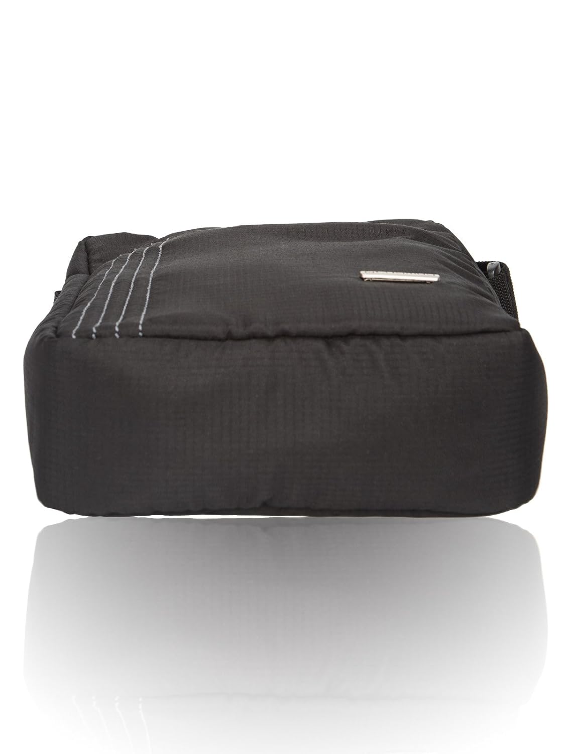 cosmus polyester black sling & cross-body bag for unisex