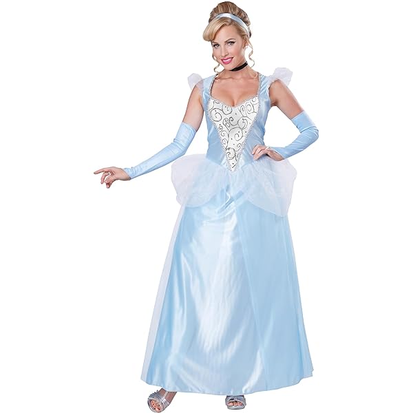 Amazon.com: VOREAD Womens Deluxe Blue Princess Dress Halloween Fancy Ball  Party Gown Costume (Blue, Small) : Clothing, Shoes & Jewelry