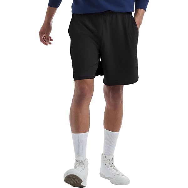 Fruit Of The Loom Herren Jogging-Shorts 2er-Pack – Leichte Sporthosen Mit Kordelzug Und Seitentaschen (XXL)