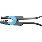 Allflex UTT3S 2-Piece Universal Ear Tag Applicator for Livestock - Cow, Lamb, Cattle, Sheep, Goats, Swine Ear Tagging Tools - Safety Pliers for Animal Identification, Color Blue