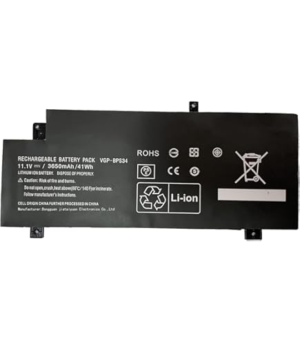 Amazon.com: VGP-BPS40 BPS40 Laptop Battery for Sony Vaio Flip 14A