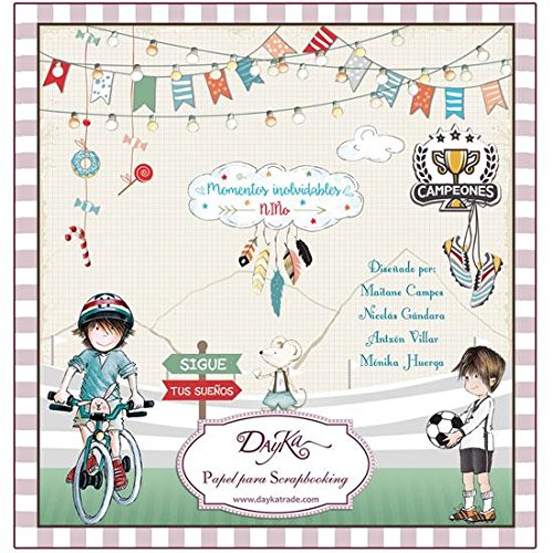 Set Paper Scrap dayka Unforgettable Moments Child