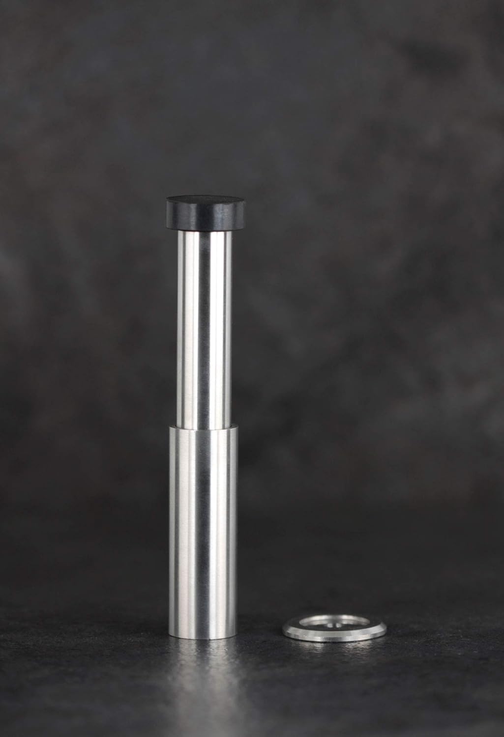 EVI Herrajes, Stainless Steel-black Silicone, Adjustable 88 - 120mm - Image 4