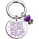 Iweca Mimi Gifts For Grandma Grandma Birthday Gifts From Granddaughter In My Mimi Era Keychain Christmas Gift For Grandmother Mothers Day Gift Idea For Nana Purple gifts For Women