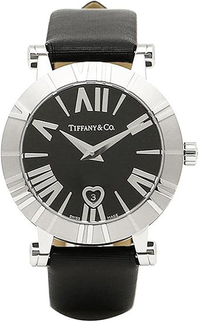 Amazon ティファニー 時計 レディース Tiffany Co Za10a41a Atlas 腕時計 ウォッチ ブラック 並行輸入品 レディース腕時計 腕時計 通販