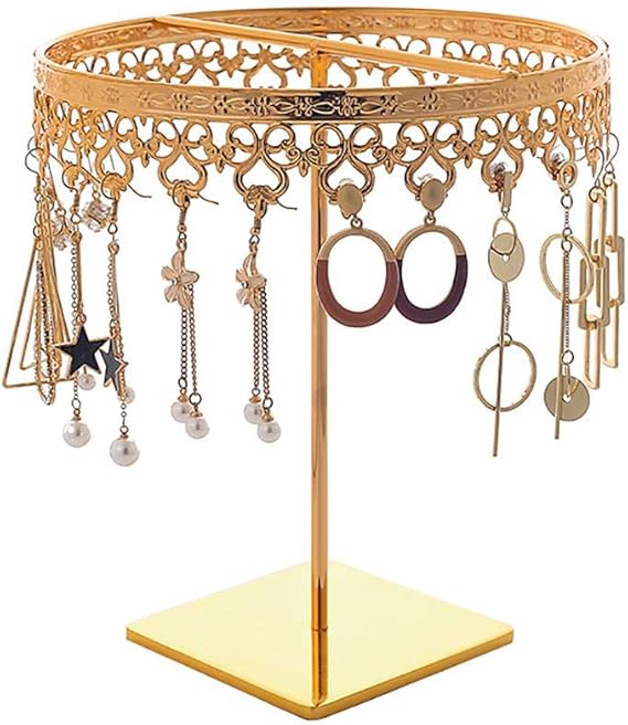OIJN Hanging Jewelry Organizer,Crown Necklace Holder,Table Top Jewelry