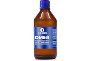 GARACHEM Pharmaceutical Grade 99.9% Pure DMSO in a Glass Bottle, Pure Liquid Dimethyl Sulfoxide 16.9 OZ, Non-Diluted, Low Odor