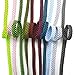 DELELE Athletic Flat Shoe Laces: Double Layer Colorful Twill Shoelaces 2 Pair