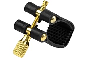 Alto Saxophone Ligature Fastener Compact Durable artificial Artificial Leather for Alto Sax Rubber Mouthpiece