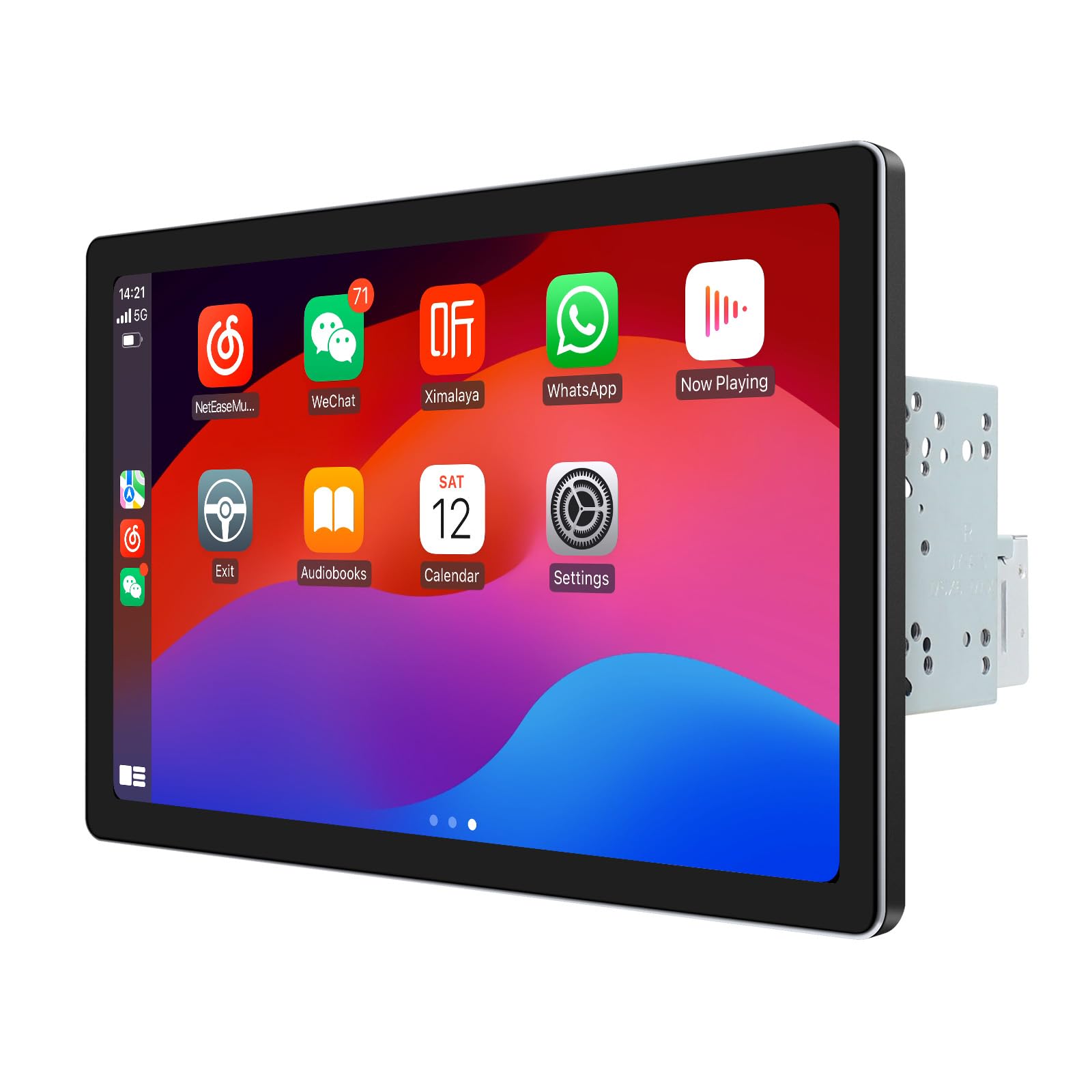 Photo 1 of JOYING Double Din Radio 11.5" Car Stereo with Bluetooth Android 13 Head Unit Car Audio Receivers with 2K QLED Screen, CarPlay, Android Auto, Mirror Link, AM/FM(JY-UTD12N4)