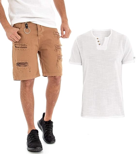 completo uomo con t shirt