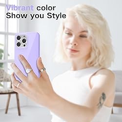 Svanove for iPhone 15 Pro Max Case Silicone, Glossy