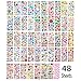 1300+ Pcs Stickers for Kids, 3D Happy Face and Star Style, Teachers and Parents' Reward Stickers, Children's Handmade Scrapbook Decoration