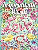 Inspirational Words: An Adult Coloring Book with Fun Word Designs, Cute Kawaii Doodles, and Relaxing Flower Patterns by Jade Summer