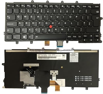 Gintai Backlit Keyboard UK Layout for Lenovo ThinkPad X230S X240 X250 X260 X270