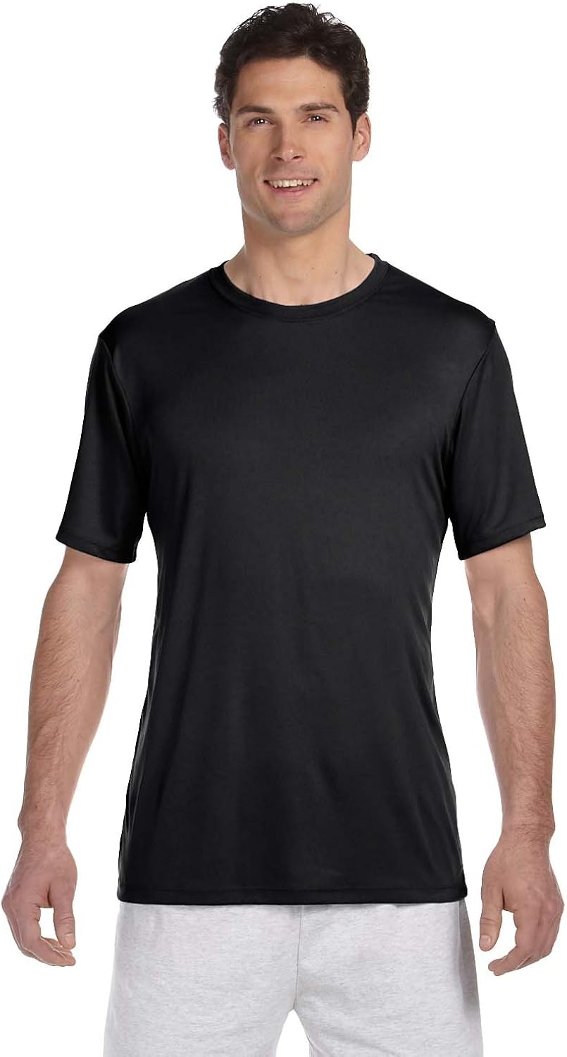 Hanes Sport Men's Heathered Performance T-Shirt at  Men’s Clothing store