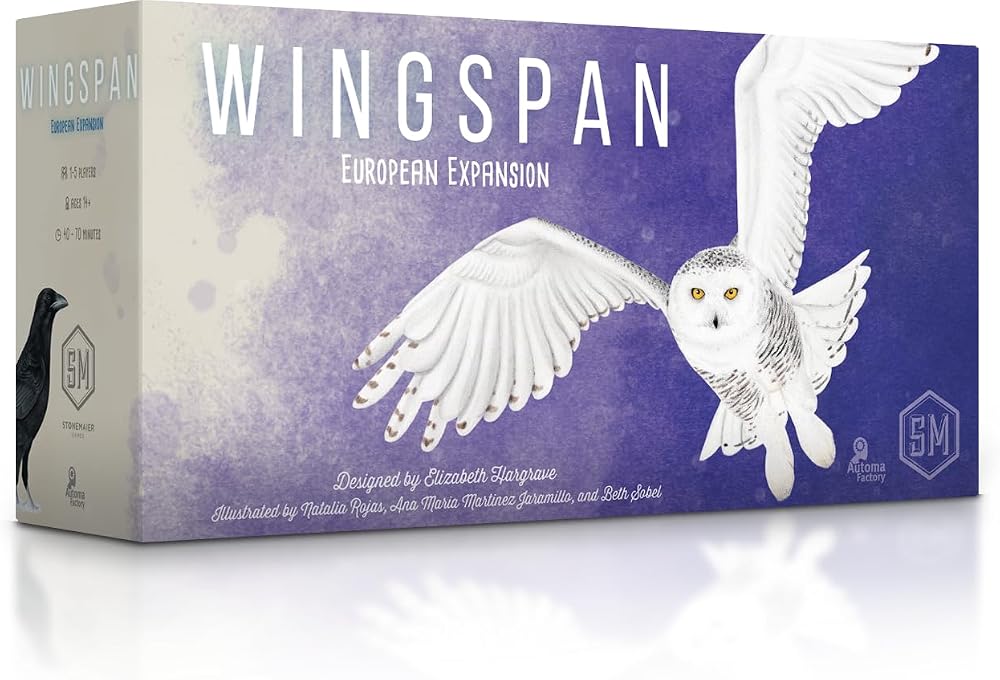Stonemaier Wingspan European Expansion Board Game 1-5 Players 40-70 Min
