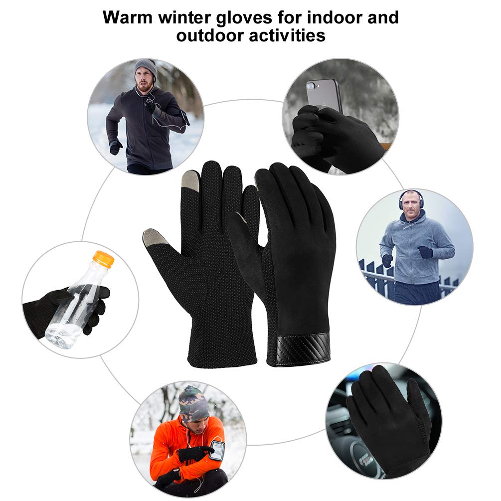 VBIGER Mens Winter Gloves Touch Screen Outdoor Sports Gloves