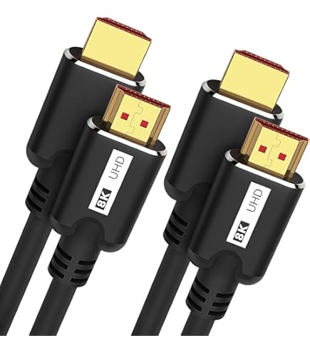 TISOFU[Ultra Certified 10K 8K HDMI Cable 1M HDMI 2.1 Cables 48Gbps High Speed Premium Braided Cord 8K@60Hz 4K@120Hz 4K@144Hz HDCP 2.2&2.3 CL3 ARC EARC For HD/HDR/HDTV