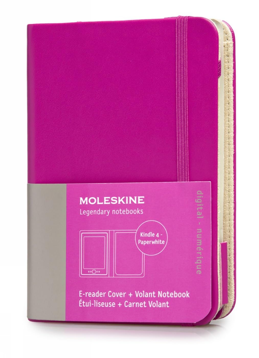 Moleskine Kindle 4 and Paperwhite Cover Pink (Moleskine Digital Covers)