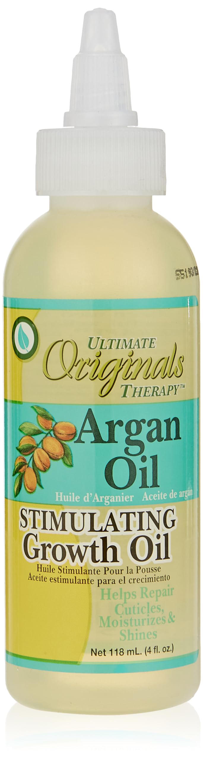 Ultimate Organic Argan Oil Stimulatng Growth Oil, 118ml/4oz