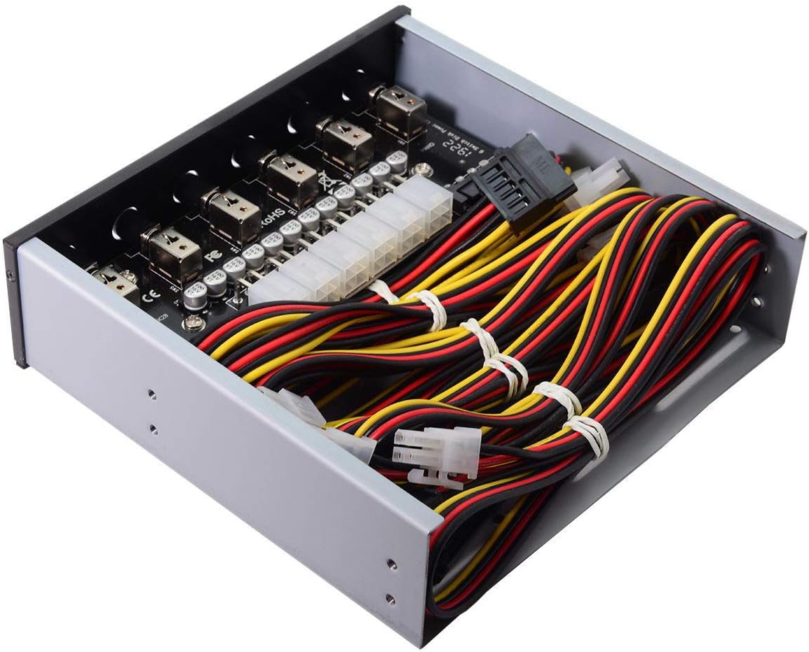 CY Hard Disk 6 Ways Control System Intelligent Control Management System HDD SSD Power Switch with 5.25 CD-ROM Bay