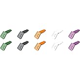 KNIPEX Tools 00 61 10 02 SBA 10 Pc KNIPEXTEND ColorCode Clips (Green, Dark Gray, Orange, White, Violet)