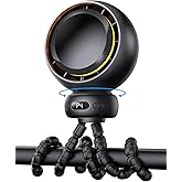 Bearwind Mini Portable Stroller Fan – 60° Auto Oscillation, Quiet USB-C Rechargeable Baby Fan, 4 Speeds, Night Light & Warnin