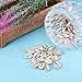 PandaHall Elite About 50 Pcs Tiny Cowrie Sea Shells Oval Ocean Beach Spiral Seashells Craft Charms Length 18-20mm Candle Making, Home Decoration, Party Wedding Decor, Fish Tank Vase Filler