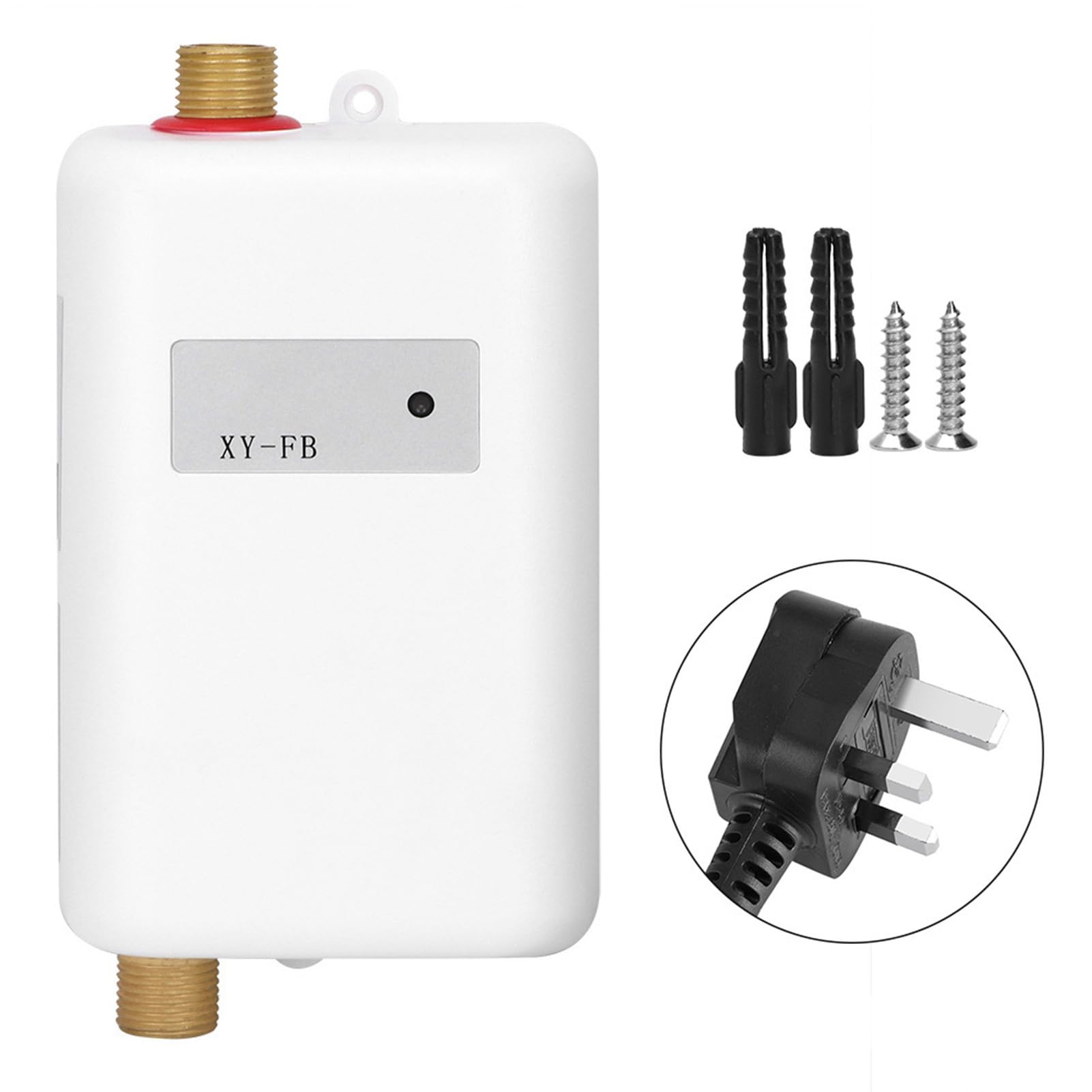 Cocoarm Mini Tankless Water Heater, Temperature Adjustable, Hot and Cold Dual Use, Under Sink Installation for Kitchen and Bathroom