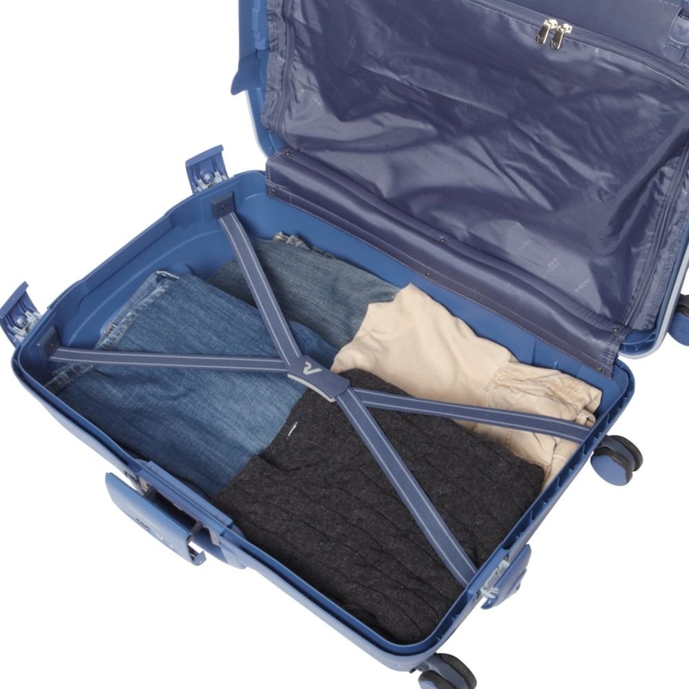 Amazon.com: Roncato Light Cabin Upright Spinner Avio Blue ...