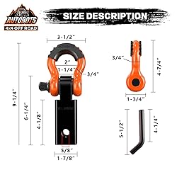 AUTOBOTS Tow Hitch Receiver 2", 45,000 Lbs Break