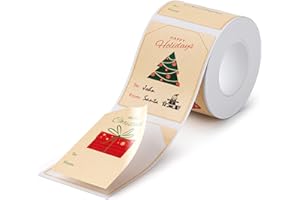 NIIMBOT Christmas Labels for B1/B21/ B21Pro Label Maker, 2"x3" (50x74mm) Xmas Labels for for Holiday Season Gifts, Gift Bag, Cards, Envelopes, Boxes (Xmas Cheer)