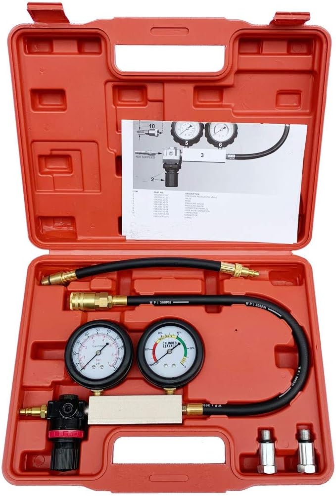 RTYou Cylinder Dual LeakDown Tester Professional Tester Test Kit