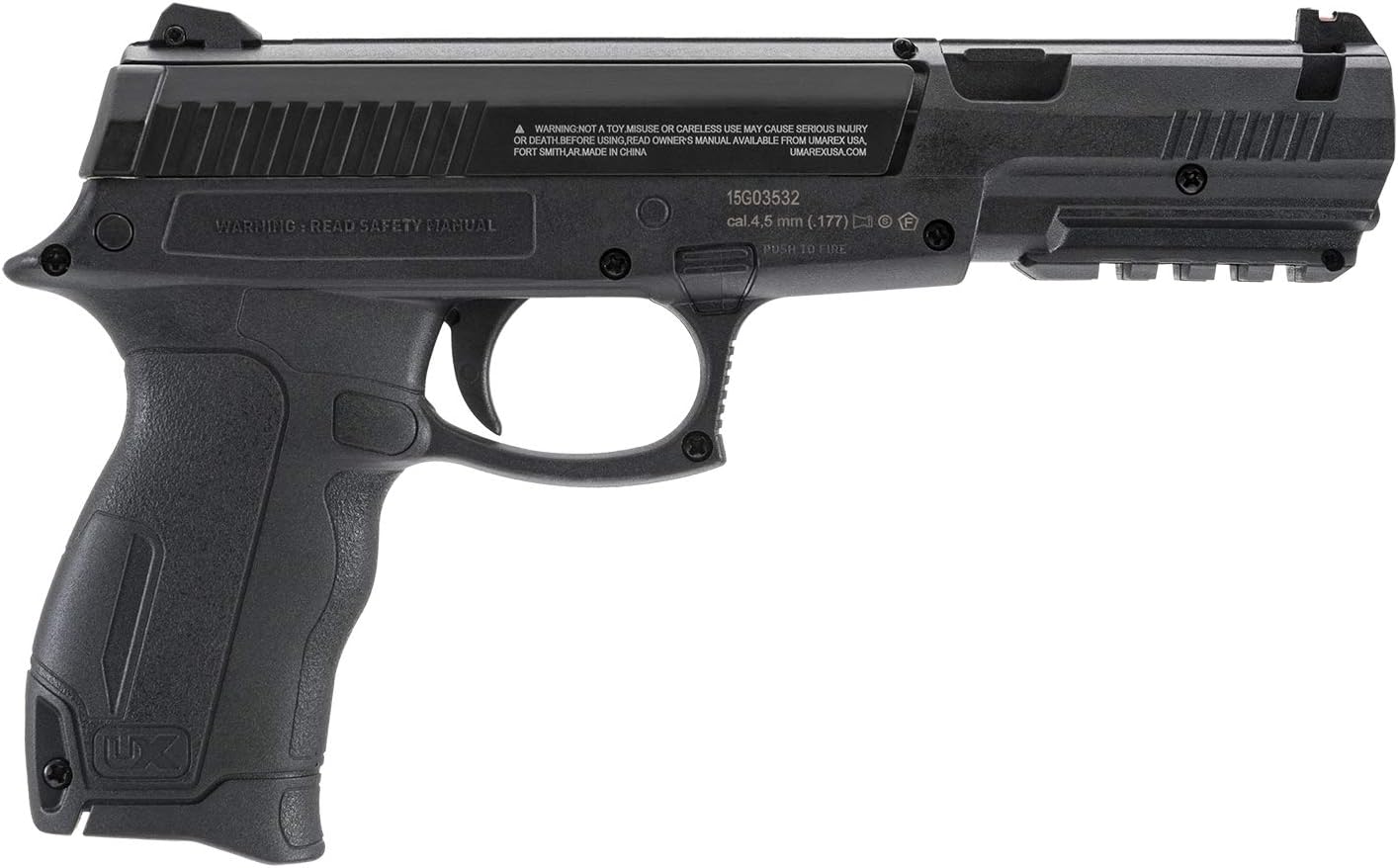 Umarex 2230030 DX17 .177 Caliber BB Gun Air Pistol - Includes 200 Steel BBs, Black : Sports & Outdoors